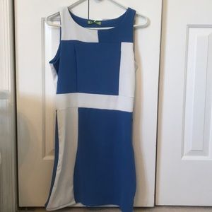 NWT color block mini dress